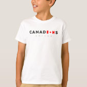 Canadezen Awide Kinderen Basic T-Shirt (Voorkant)