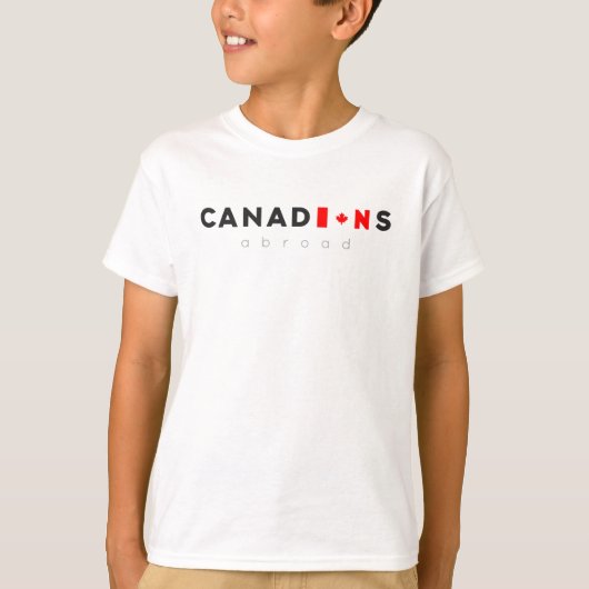 Canadezen Awide Kinderen Basic T-Shirt (Voorkant)