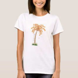 Canadezen in het buitenland Maple Palm van Mukta C T-shirt
