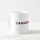 Canadezen in het buitenland Mok (Voorkant links)