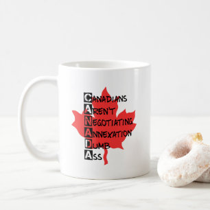 Canadezen onderhandelen niet koffiemok