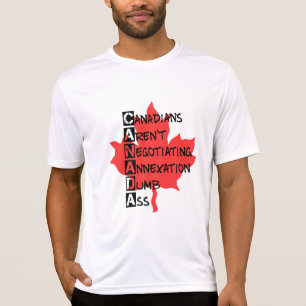 Canadezen onderhandelen niet over annexatie t-shirt