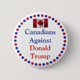 Canadezen tegen Donald Trump-Button Ronde Button 5,7 Cm