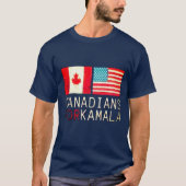 Canadezen voor Kamala T-Shirt (Voorkant)