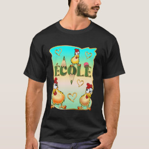 CANADIAANSE ONDERWIJS FRANSE LERAAR KINDEREN KIP S T-SHIRT