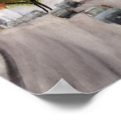 CANADIAANSE SCHERMEN: MONTREAL - WATERVERF POSTER (Hoek)