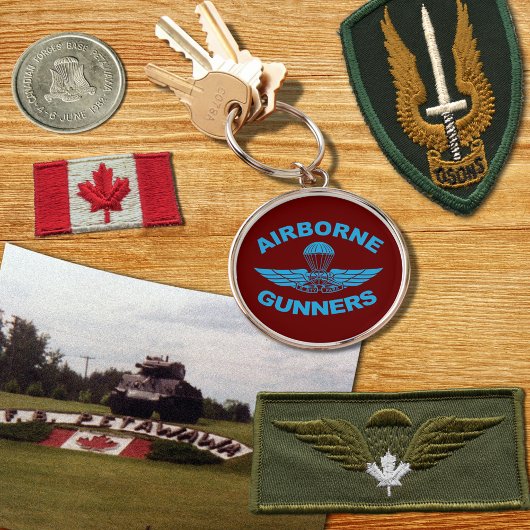 Canadian Airborne Gunners Sleutelhanger