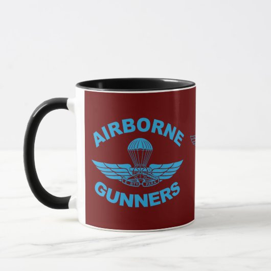 Canadian Airborne Gunners Two-Tone Coffee Mok (Links)