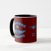 Canadian Airborne Gunners Two-Tone Coffee Mok (Voorkant links)