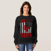 Canadian American Flag Canadian Roots Canada Ameri Trui (Voorkant volledig)