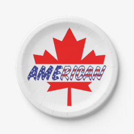 Canadian American Pride Papieren Bordje