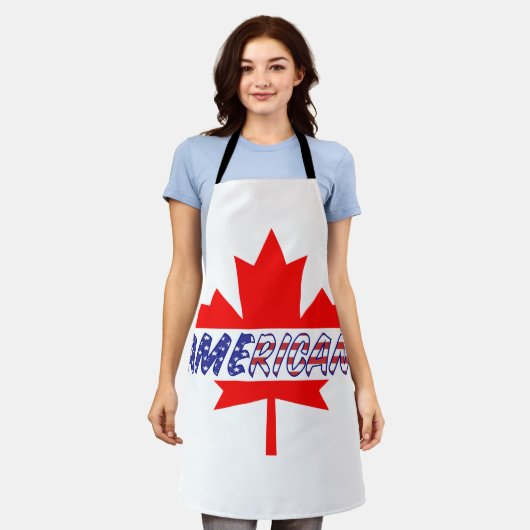 Canadian American Pride Schort (Gedragen)
