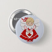Canadian Angel Ronde Button 5,7 Cm (Voorkant /achterkant)