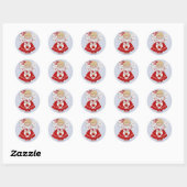 Canadian Angel Ronde Sticker (Vel)