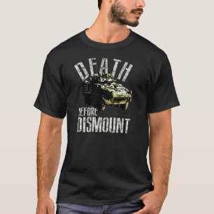 Canadian Armored "Death Before Dismount" DARK T-shirt