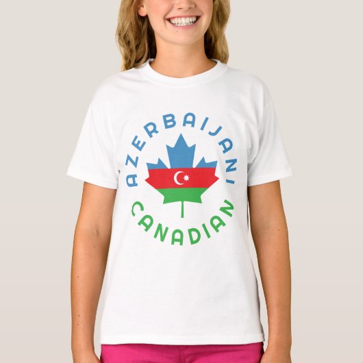 Canadian Azerbeidzjan Roots T-shirt (Voorkant)