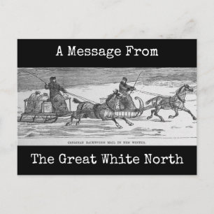 Canadian Backwood Mail Briefkaart