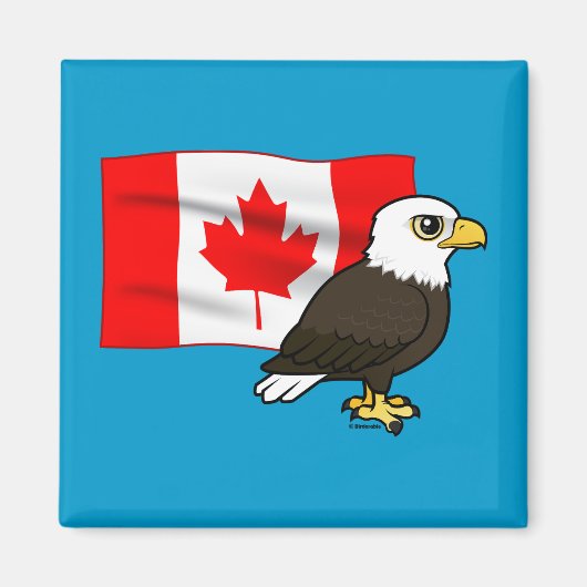 Canadian Bald Eagle Magneet (Voorkant)