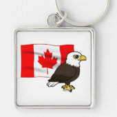 Canadian Bald Eagle Sleutelhanger (Voorkant)