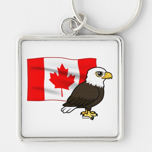 Canadian Bald Eagle Sleutelhanger (Voorkant)