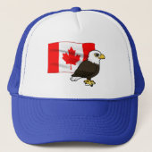 Canadian Bald Eagle Trucker Pet (Voorkant)