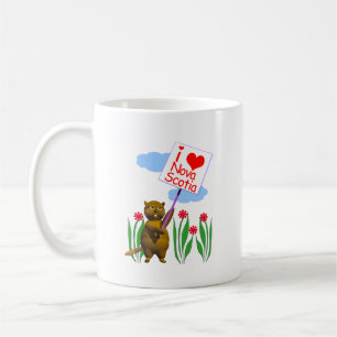 Canadian Beaver houdt van Nova Scotia Koffiemok
