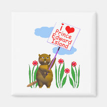 Canadian Beaver houdt van Prince Edward Island
