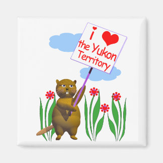 Canadian Beaver houdt van Yukon Magneet