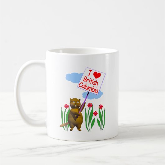 Canadian Beaver Loves British Columbia Koffiemok (Links)