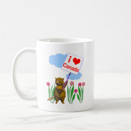 Canadian Beaver Loves Canada Koffiemok