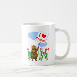 Canadian Beaver Loves Canada Koffiemok