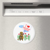 Canadian Beaver Loves de Northwest Territories Magneet (Insitu (Vaatwasser))