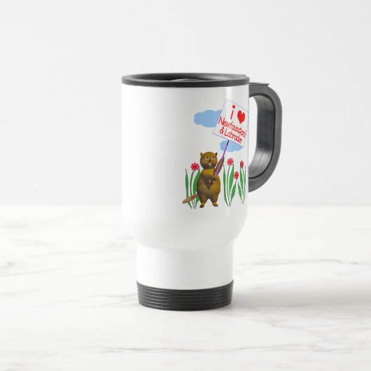 Canadian Beaver Loves Newfoundland, Labrador Reisbeker (Voorkant rechts)