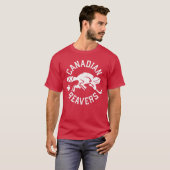 Canadian Beavers T-Shirt (Voorkant volledig)