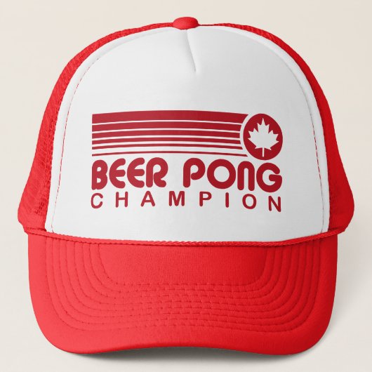 Canadian Beer Pong Trucker Pet (Voorkant)