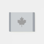 Canadian Black Maple Leaf Graphic Post-it® Notes (Voorkant)