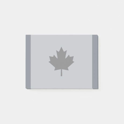 Canadian Black Maple Leaf Graphic Post-it® Notes (Voorkant)