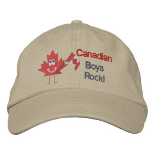 Canadian Boys Rock Geborduurde Pet