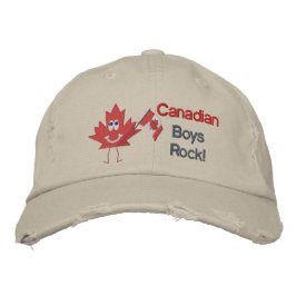 Canadian Boys Rock Geborduurde Pet