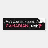 CANADIAN-bumpersticker Bumpersticker (Voorkant)