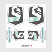 Canadian Canyoning Association Sticker Set (Vel)