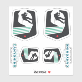 Canadian Canyoning Association Sticker Set