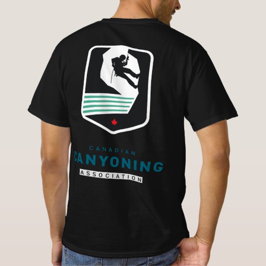Canadian Canyoning Association T shirt (Achterkant)