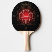 Canadian Champion Ping Pong Paddle Tafeltennisbatje (Achterkant)