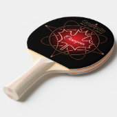 Canadian Champion Ping Pong Paddle Tafeltennisbatje (Voorkant Gekanteld)
