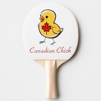 Canadian Chick Ping Pong Paddle Tafeltennisbatje
