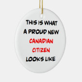 canadian citizen, proud new keramisch ornament (Rechts)
