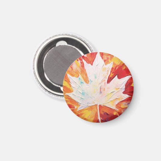 Canadian Classic Maple leaf Magneet (Voorkant / Achterkant)
