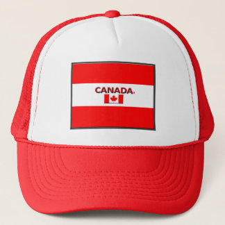 Canadian Colors Flag Trucker Hat Pet