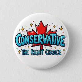 Canadian Conservative Button